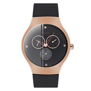 Fashion Luxury Quartz Wristwatches Black Women Waterproof Watch Female Clock Rubber Men Fitness Wrist Watches Diamond Dial Watch
