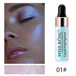 New 5 Colors Illuminator Liquid Highlighter Makeup Face Brightener Concealer Professional Glow Kit CosmeticTSLM2
