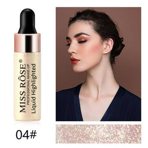 New 5 Colors Illuminator Liquid Highlighter Makeup Face Brightener Concealer Professional Glow Kit CosmeticTSLM2