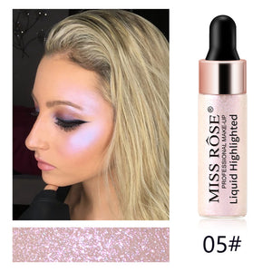 New 5 Colors Illuminator Liquid Highlighter Makeup Face Brightener Concealer Professional Glow Kit CosmeticTSLM2