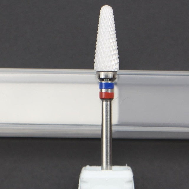 Timistory Ceramic Nail Drill Bit Electric Nail Milling Cutter for Manicure Pedicure Nail Art Accessoires Tool Remove Nail Polish