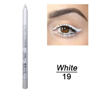 New Eye Liner Pencil Long-lasting Waterproof Pigment Green Brown Black Eyeiner Pen Women Fashion Color Eye Makeup Cosmetic TSLM2
