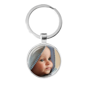 Personalized Custom Keychain Photo Mum Dad Baby Children Grandpa Parents Custom designed Photo Gift For Family Anniversary Gift